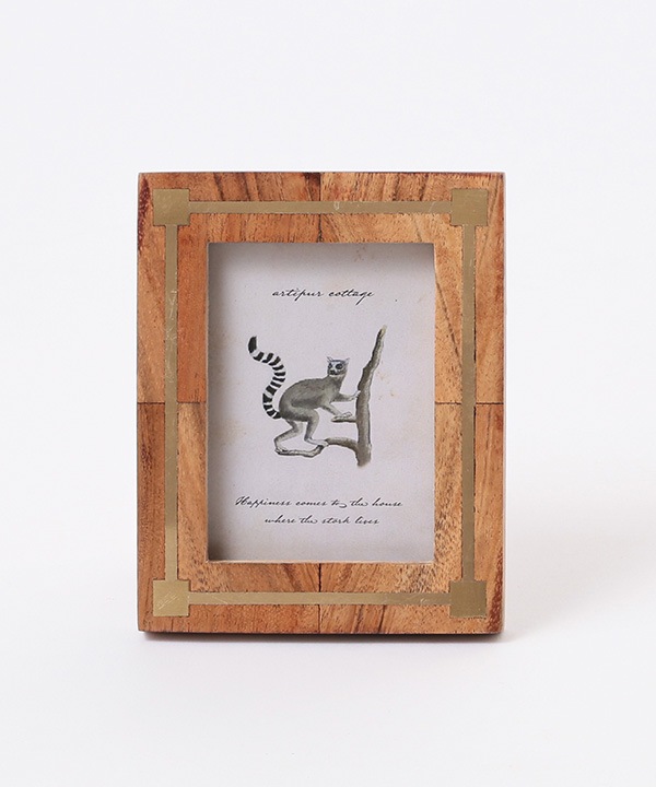 ウッド＆ブラス＆ボーン ミニフォトフレーム 10×13cm M22-2883