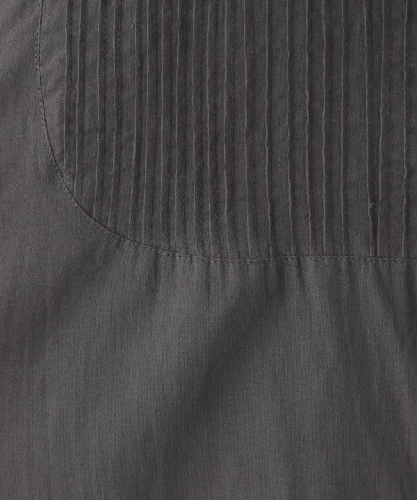 ピンタックコットンシャツワンピース 25W013