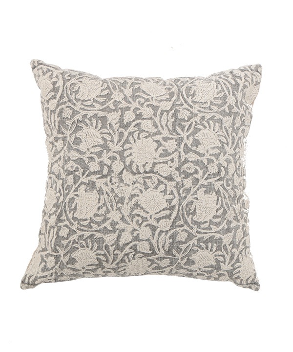 ブロック柄デジタルプリントクッション（2カラー・中綿付き） 30cm M30-2540