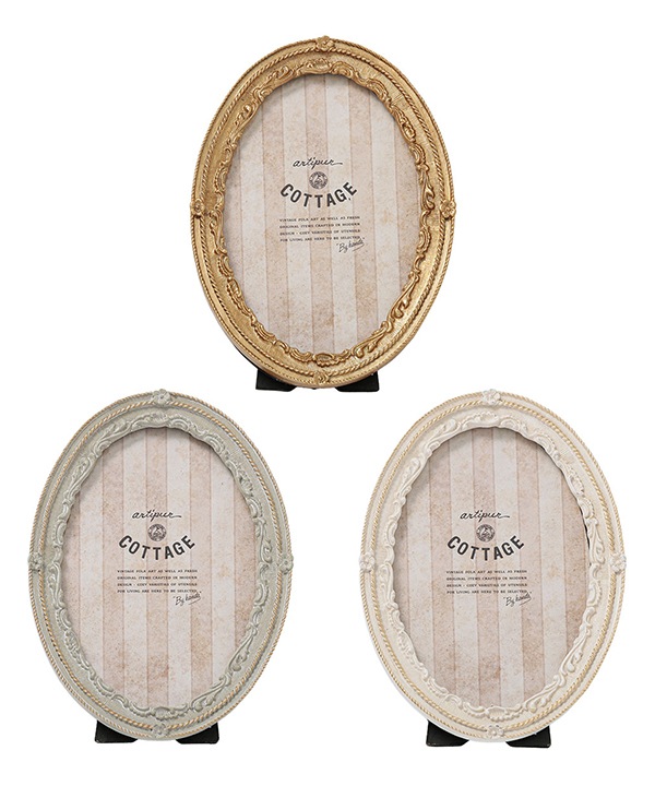 オーバル フォトフレーム 13×17.5cm M45-2609 | インテリア雑貨,フォト