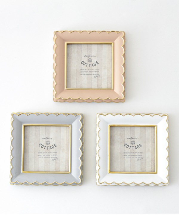 スクエア波形 フォトフレーム 15×15cm M45-2611