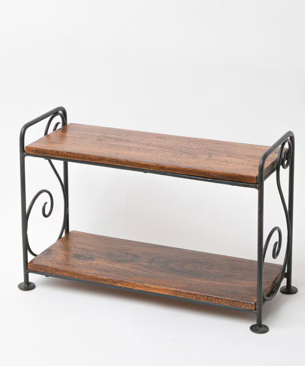 アカシアスクロール2段ラック IAPH058A【2月下旬頃入荷予定】