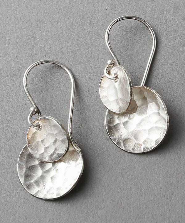 カレンシルバー 2連ラウンド フック ピアス TGSE-2207 ★ 