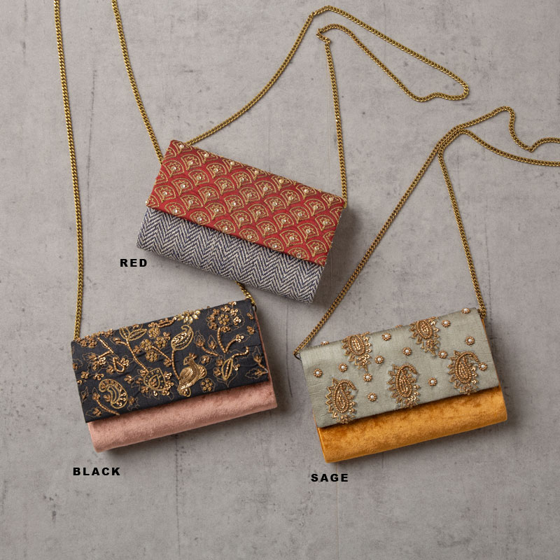 お歳暮 刺繍 ビーズクラッチバック インド刺繍 Rm 629 高い素材 Ihmc2021 Com