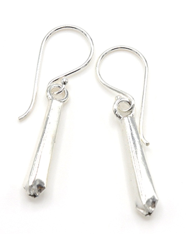 カレンシルバー バーデザイン フック ピアス TGSE-2208 ★