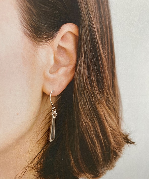 カレンシルバー バーデザイン フック ピアス TGSE-2208 ★