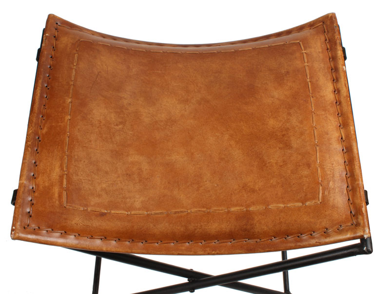 フォールディングレザースツール RE : Store Fixture UNITED ARROWS LTD. Leather Folding Stool