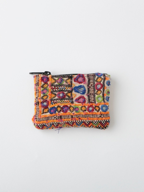 ヴィンテージ刺繍コインポーチ 12×8cm （アソート）M30-2205