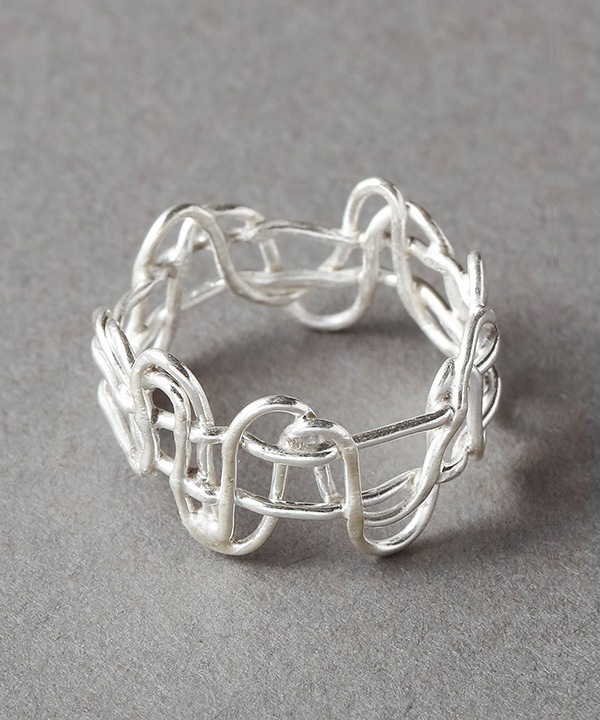 カレンシルバー ウェーブ リング（3サイズ） TGSR-2306 ★ 