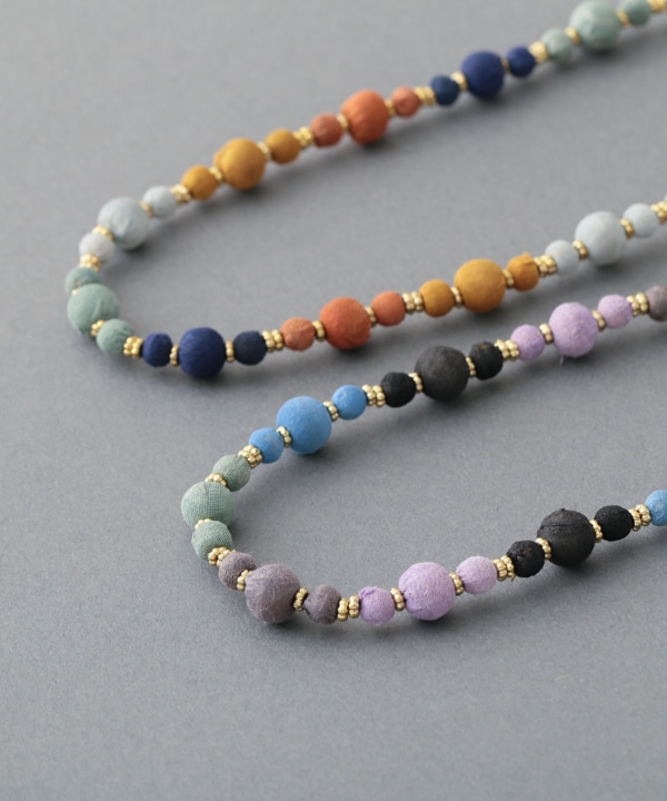 ラリーキルト ミックスカラーネックレス A25WIN034