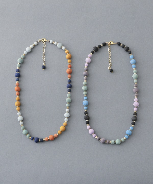 ラリーキルト ミックスカラーネックレス A25WIN034