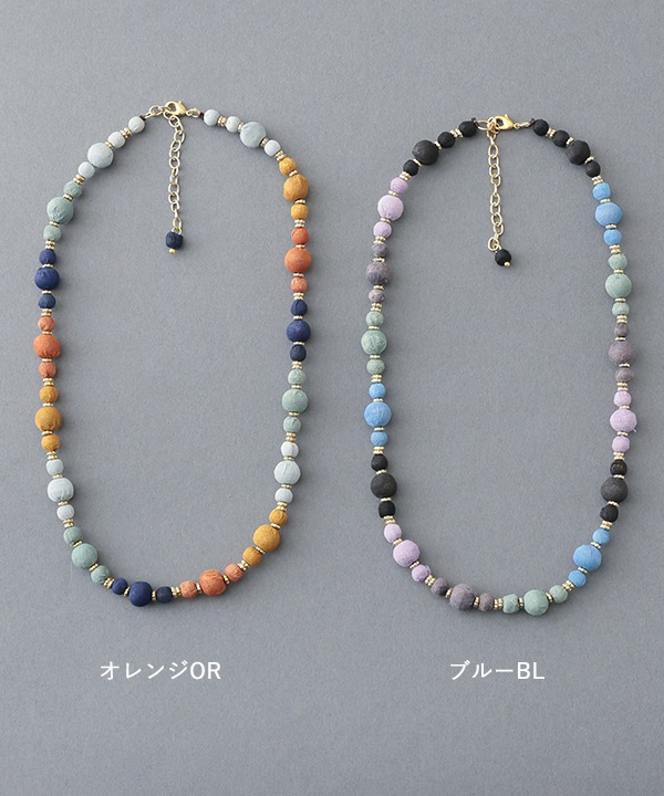 ラリーキルト ミックスカラーネックレス A25WIN034