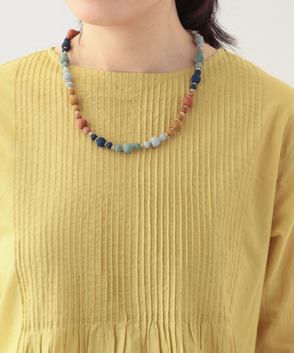 ラリーキルト ミックスカラーネックレス A25WIN034