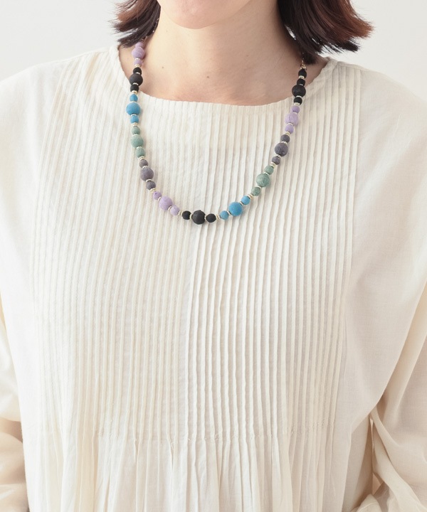 ラリーキルト ミックスカラーネックレス A25WIN034