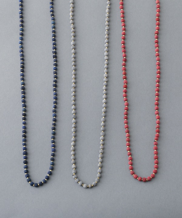 プレーンラリーキルト ロングネックレス A25WIN035