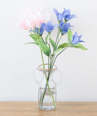 両手 ガラスベース 14cm M15-2099