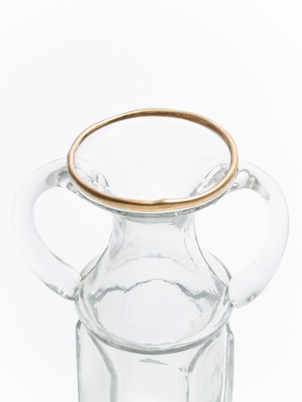 両手 ガラスベース 14cm M15-2099