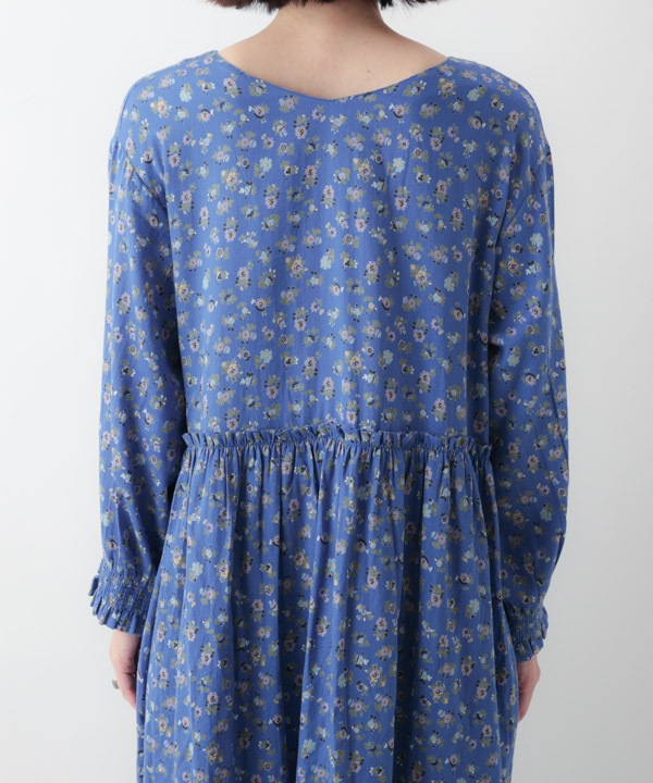 ミニフラワープリントコットン2wayワンピース 25W025