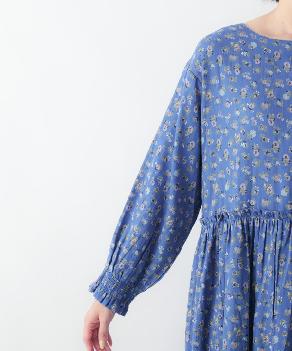 ミニフラワープリントコットン2wayワンピース 25W025