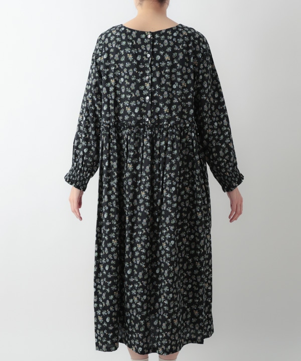 ミニフラワープリントコットン2wayワンピース 25W025