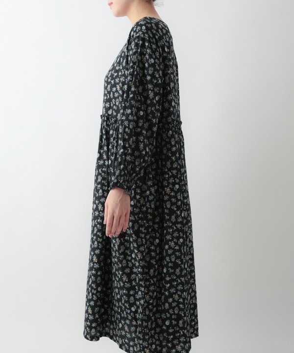 ミニフラワープリントコットン2wayワンピース 25W025