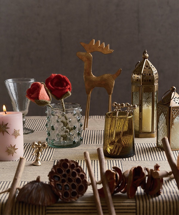 ブロックプリントプリント ランチョンマット M27-2757