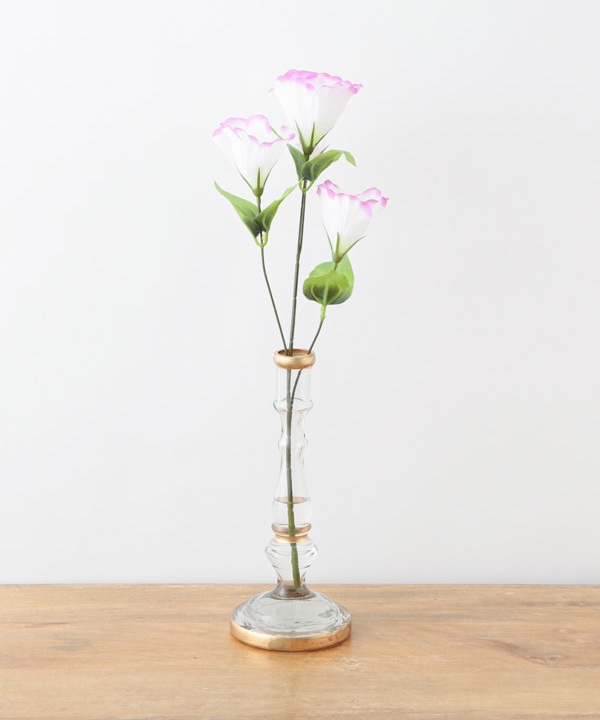 燭台ガラスベースL クリア 25.5cm M15-2101L