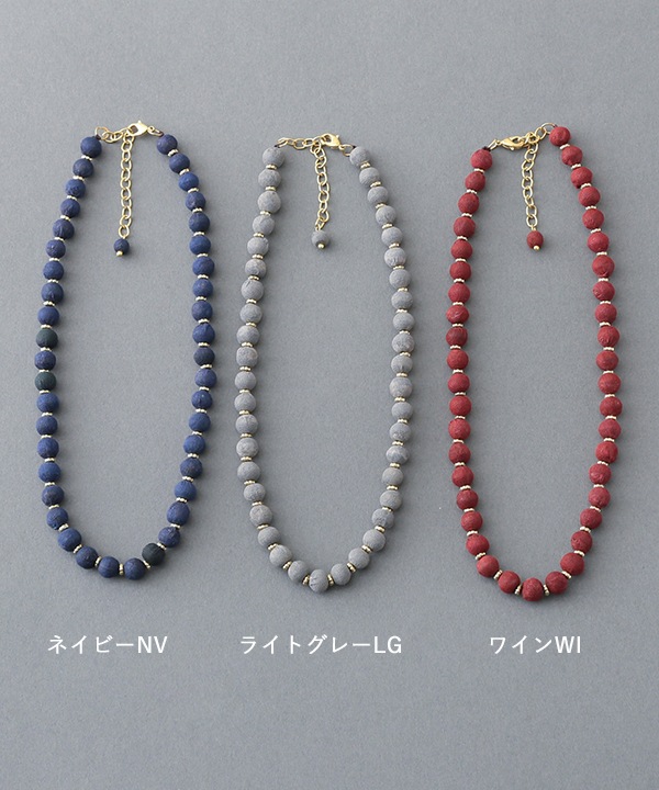 プレーンラリーキルト ショートネックレス A25WIN038