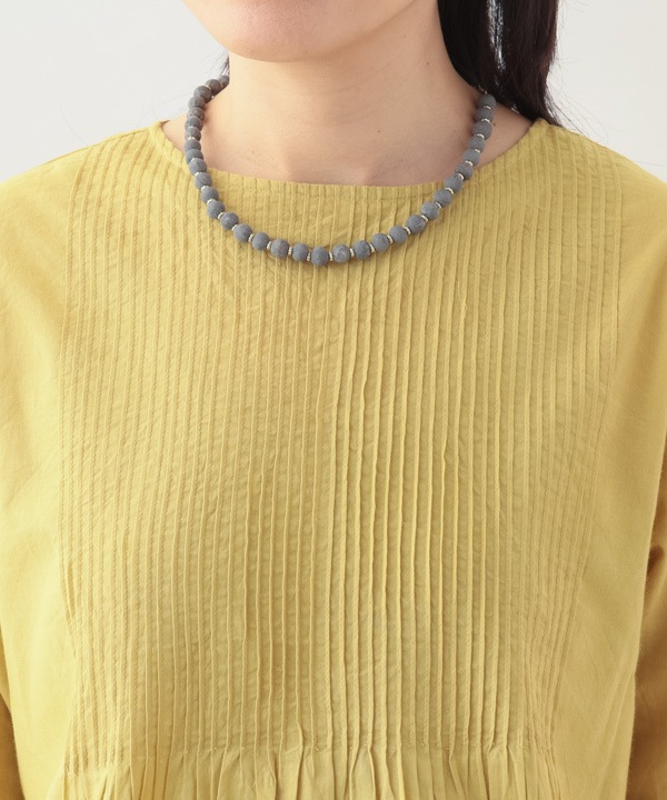 プレーンラリーキルト ショートネックレス A25WIN038