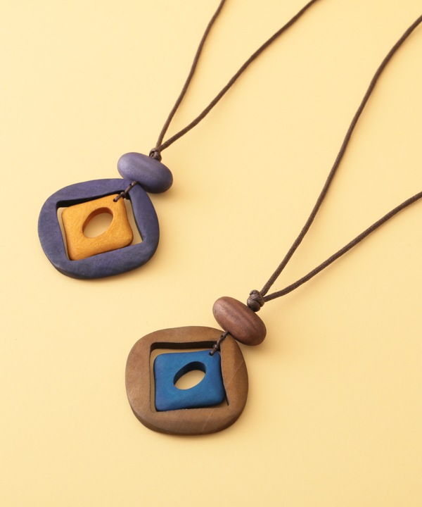 ウッド ロンバストップネックレス A25WPN095