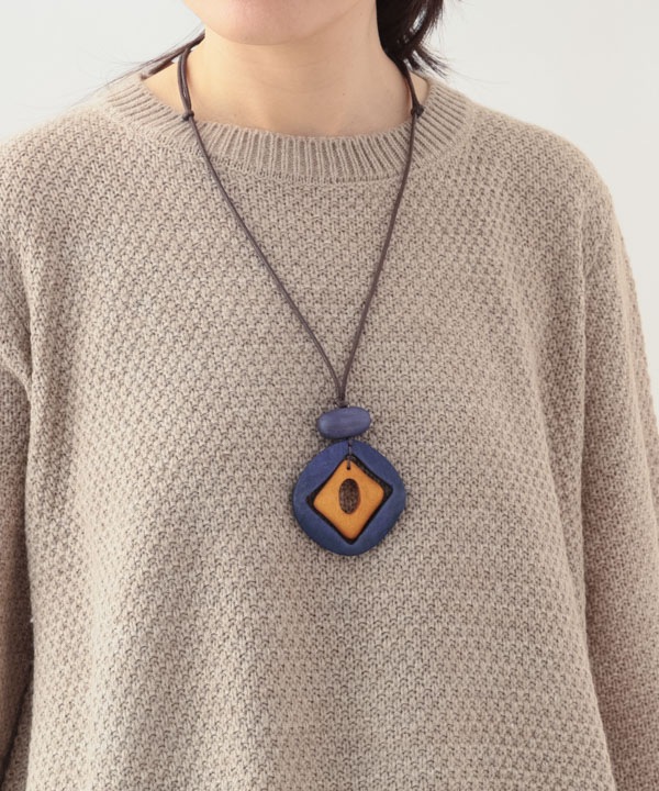 ウッド ロンバストップネックレス A25WPN095