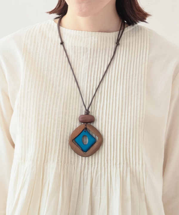 ウッド ロンバストップネックレス A25WPN095