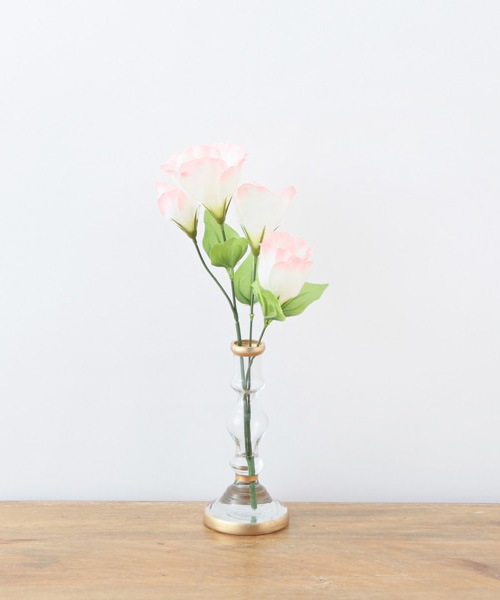 燭台ガラスベースS クリア 17cm M15-2101S