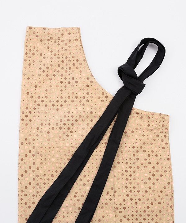 ブロックプリント エプロン M27-2760