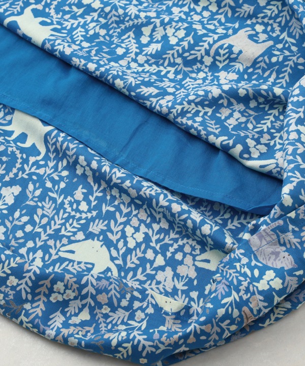 CAT＆フラワープリントレーヨン2wayワンピース 25W031