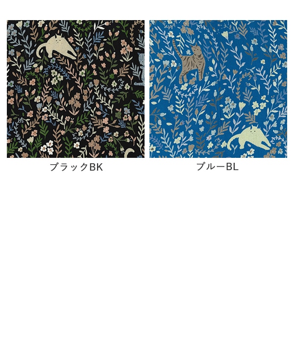 CAT＆フラワープリントレーヨン2wayワンピース 25W031