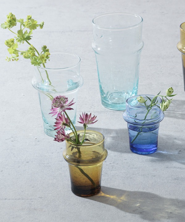 モロッコガラスベース 19cm M73-2246