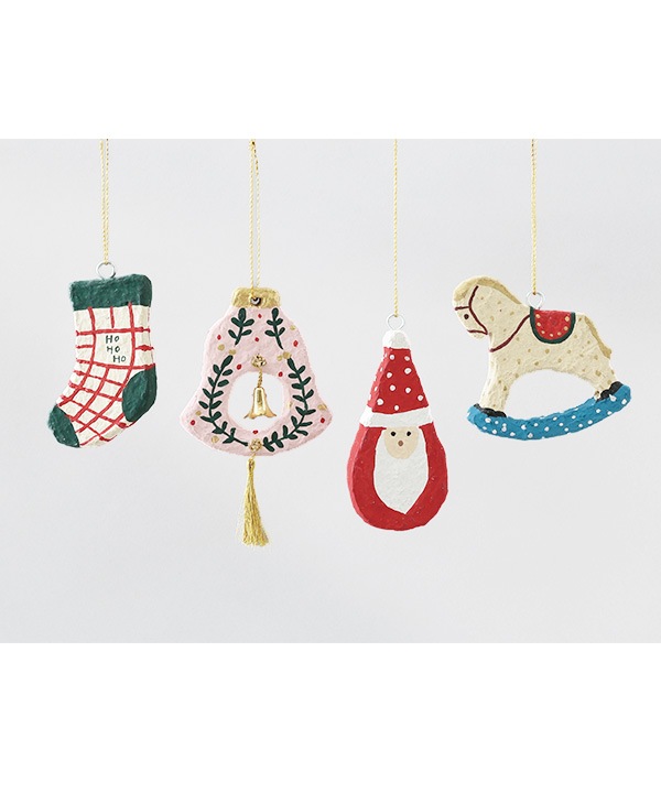 ペーパーマッシュオーナメント リボン M28-2774