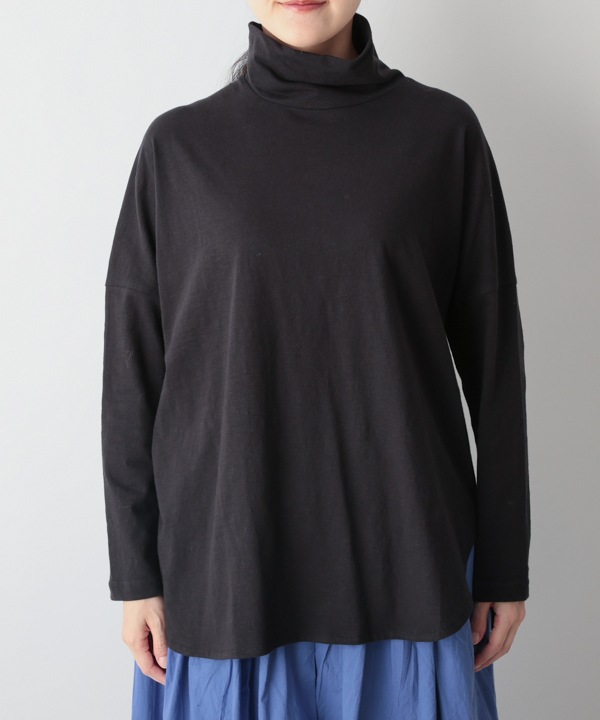 コットンスラブ天竺タートルTシャツ 25W033