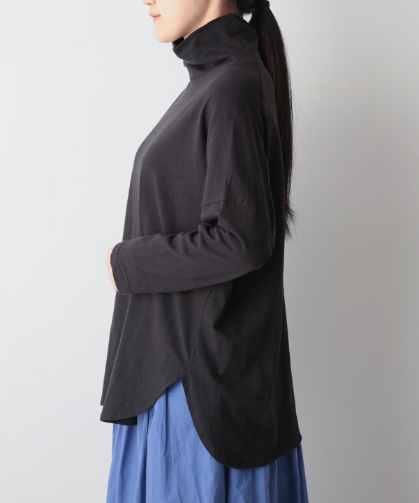 コットンスラブ天竺タートルTシャツ 25W033