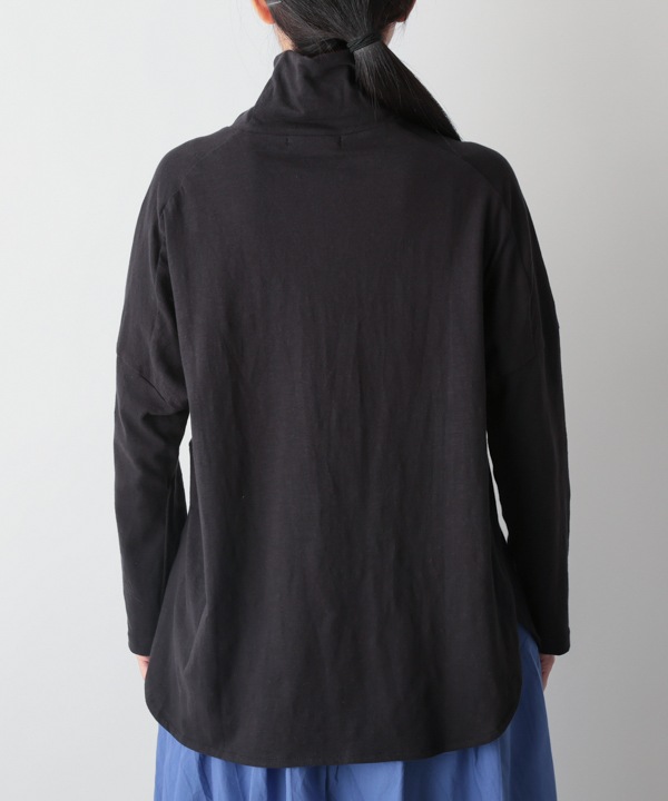 コットンスラブ天竺タートルTシャツ 25W033