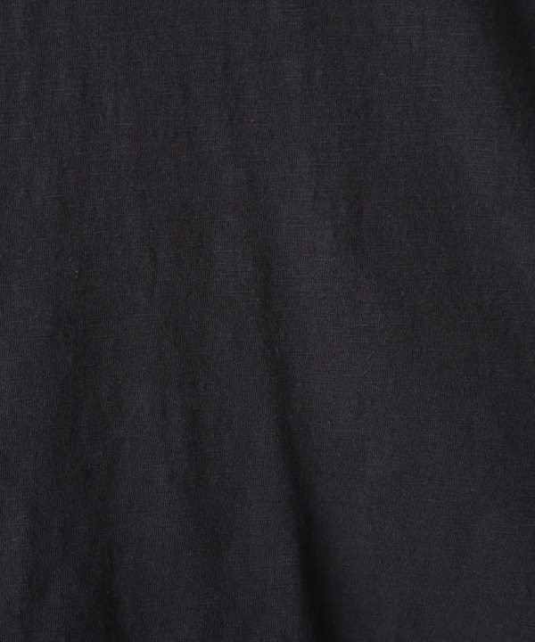 コットンスラブ天竺タートルTシャツ 25W033