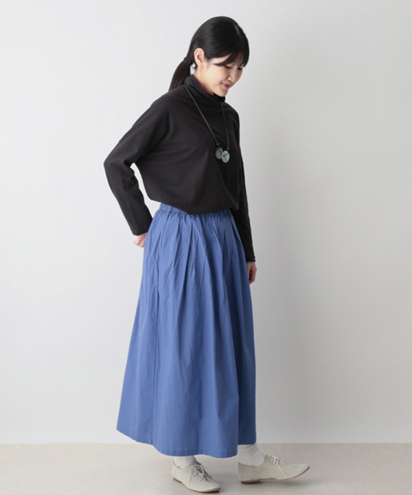 コットンスラブ天竺タートルTシャツ 25W033