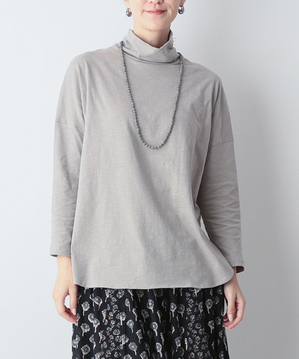 コットンスラブ天竺タートルTシャツ 25W033