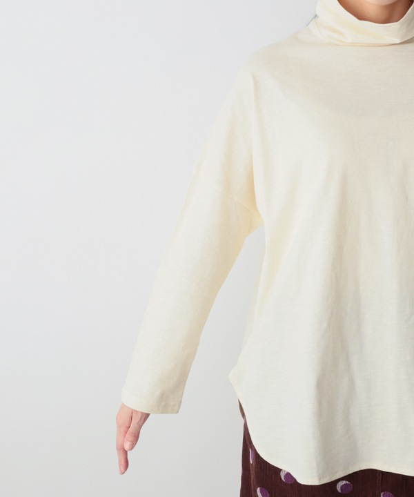 コットンスラブ天竺タートルTシャツ 25W033