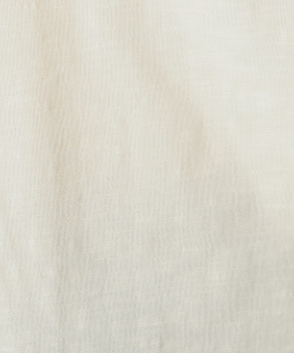 コットンスラブ天竺タートルTシャツ 25W033