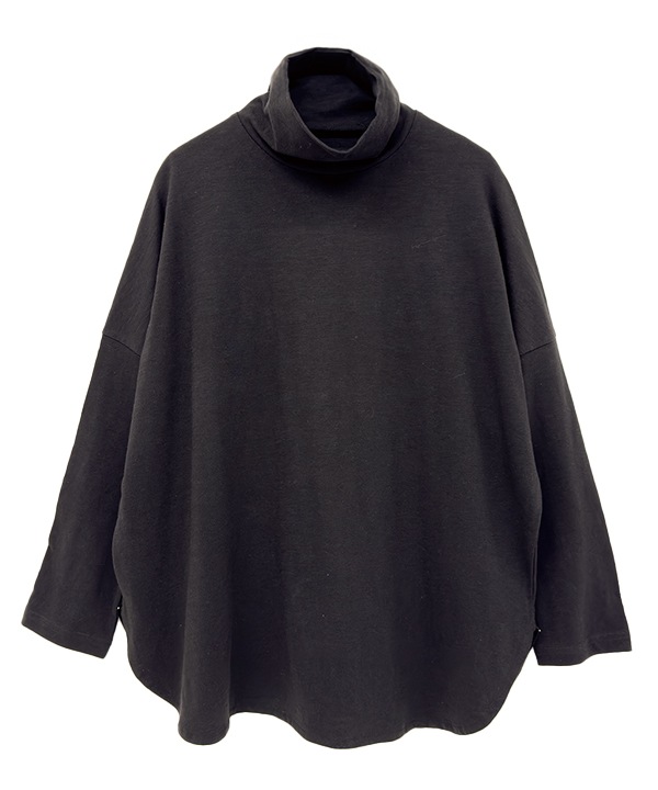 コットンスラブ天竺タートルTシャツ 25W033