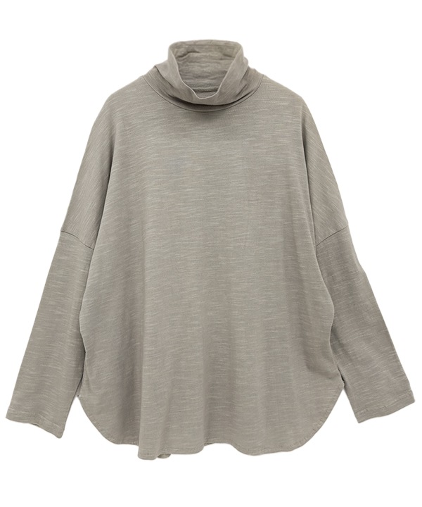 コットンスラブ天竺タートルTシャツ 25W033