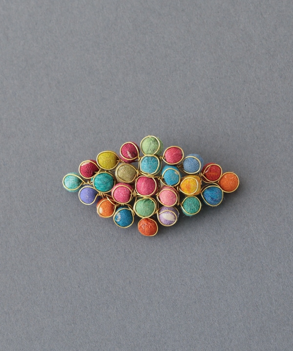 ラリーキルト ブローチ 菱形 A25WIX048MX