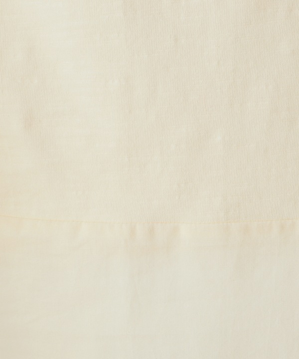 コットンスラブ天竺裾切替Tシャツ 25W034